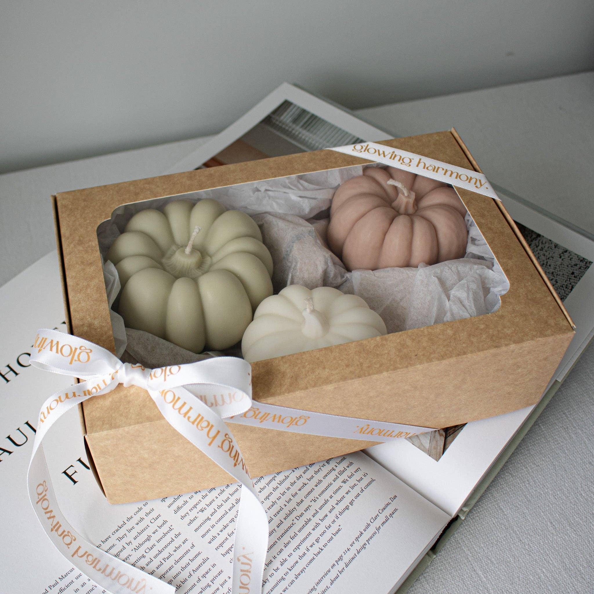 Pumpkin Candle Set