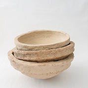 Primitive Antique Paper Mache Bowls