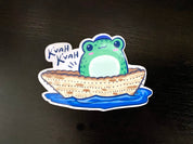 Tzif the Passover Frog - Pesach - Vinyl Sticker