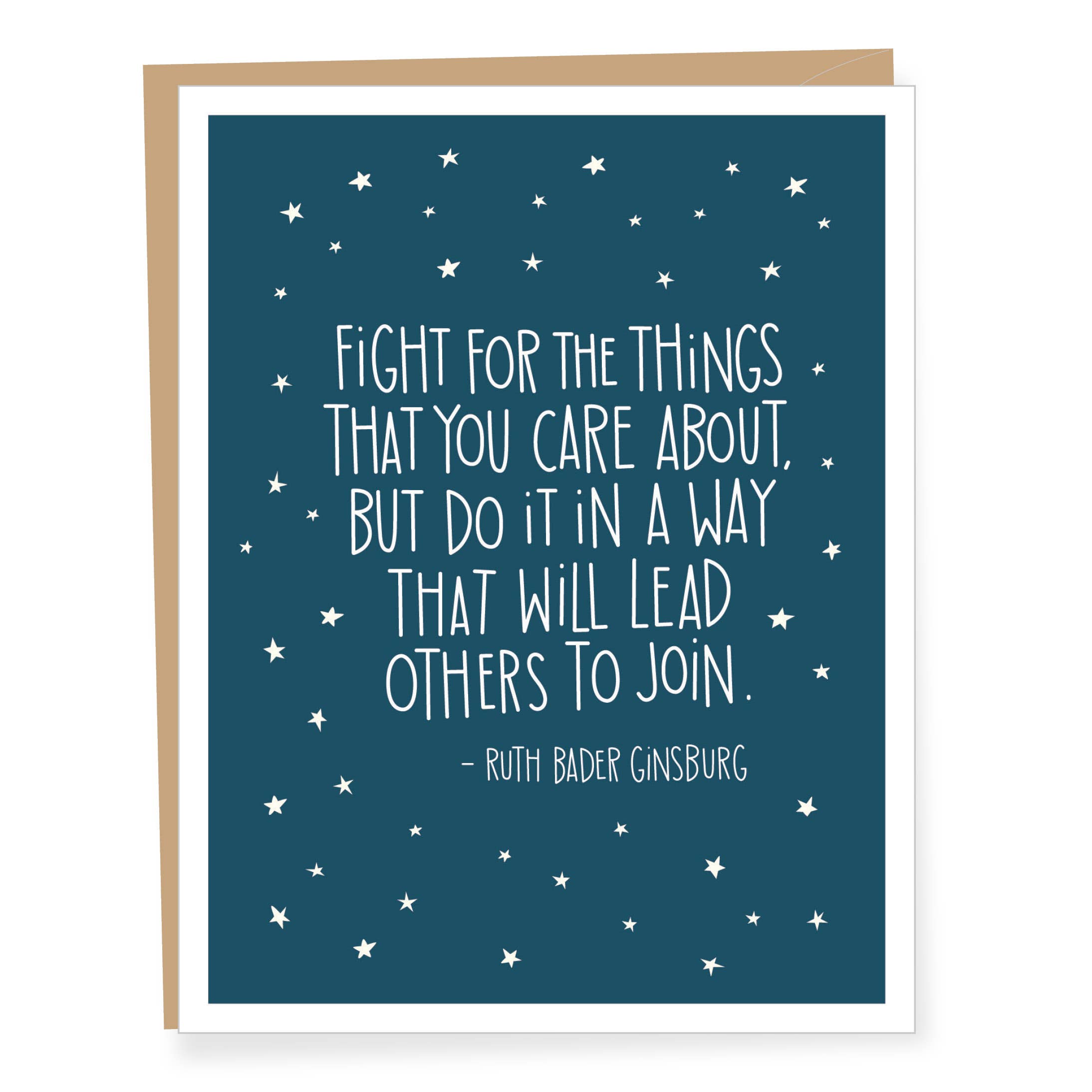 Ruth Bader Ginsburg Quote Card