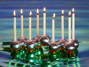Bubble Menorah (Aluminum)