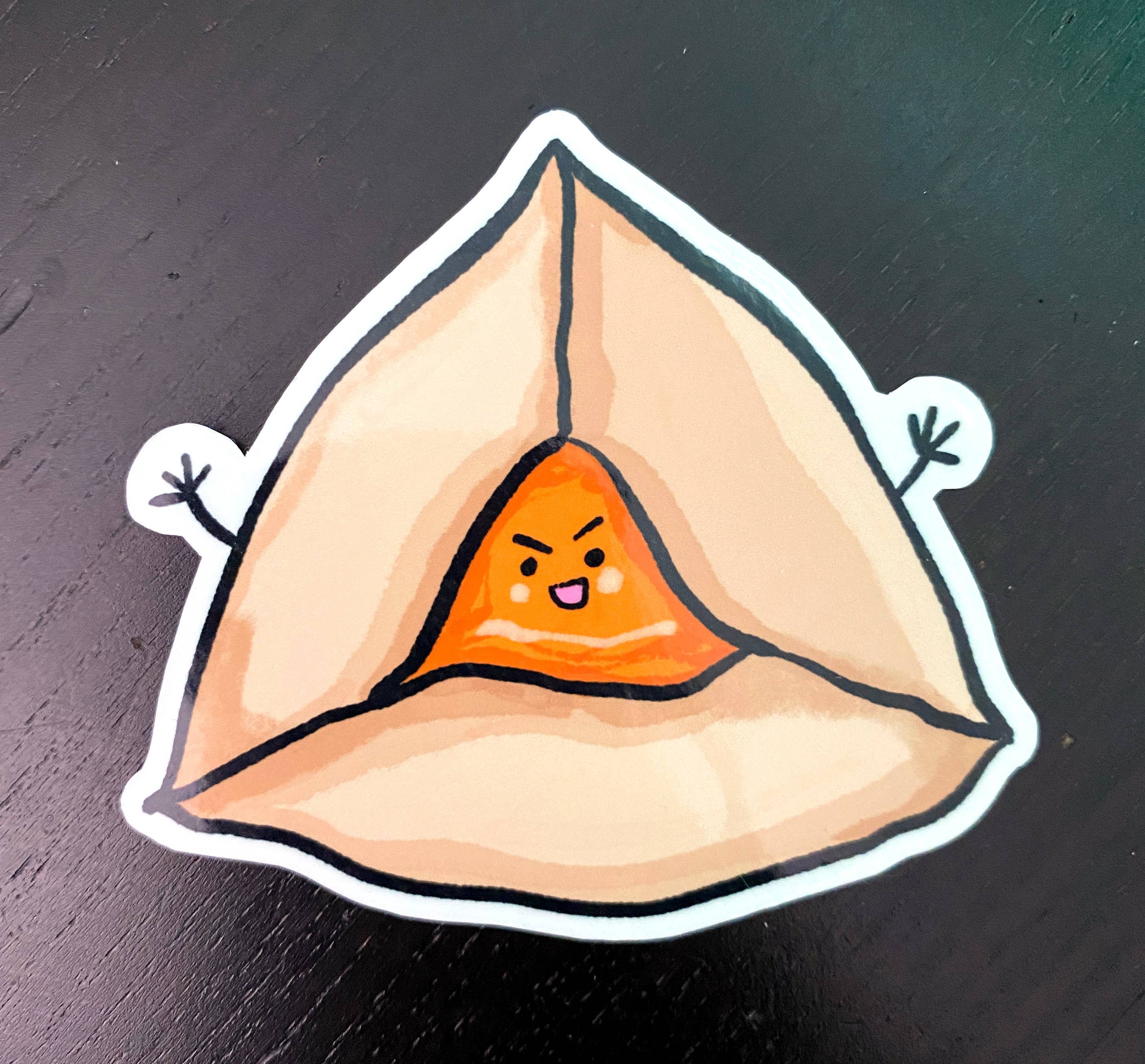 Purim Hamentashen - Vinyl Sticker