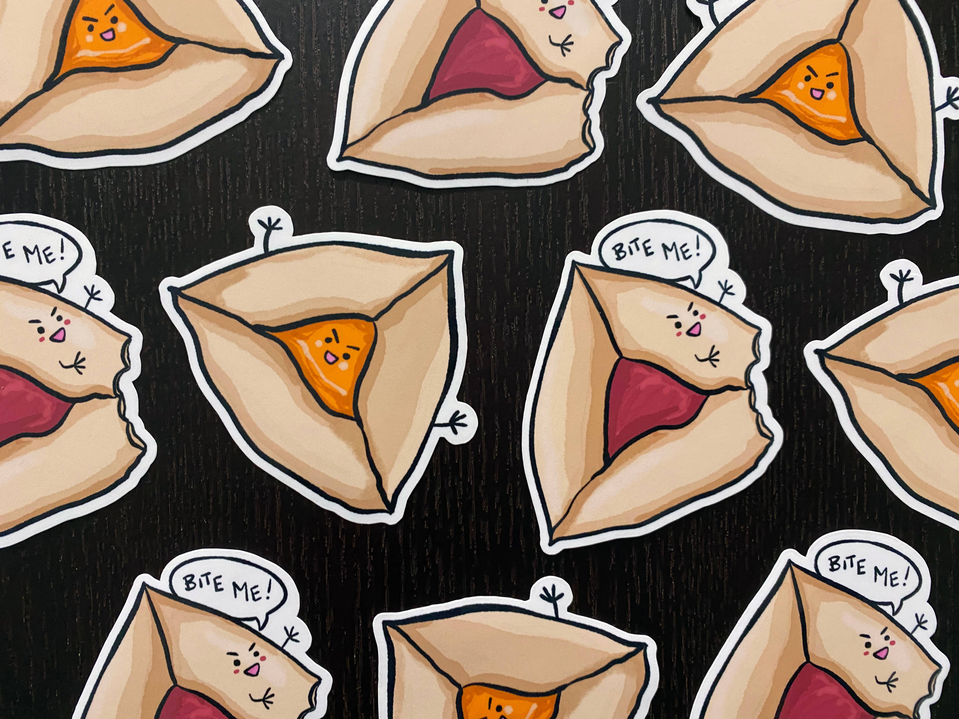 Purim Hamentashen - Vinyl Sticker
