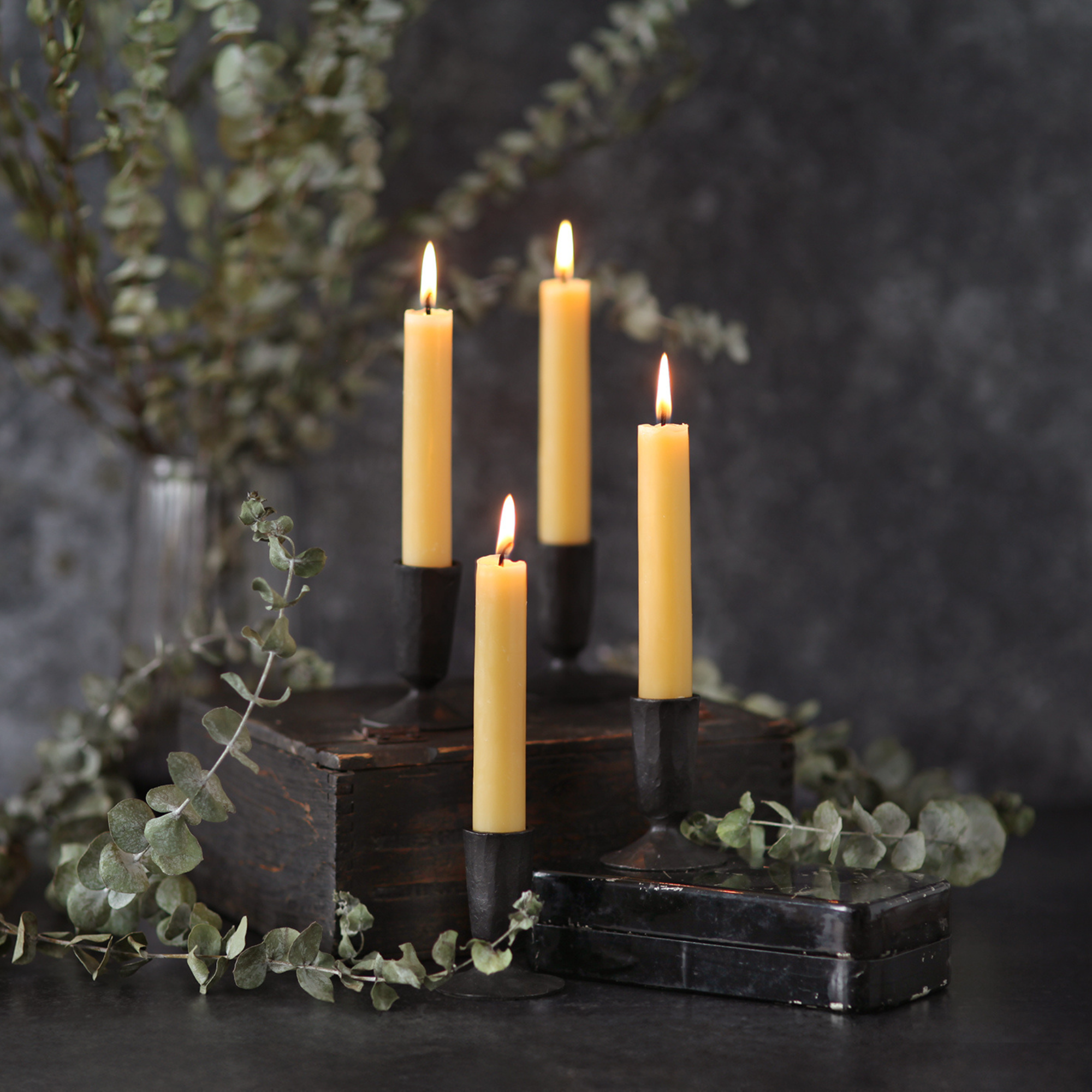 Shabbat Candles – 100% Pure Beeswax – 5” Hand-Dipped