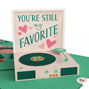 Just for the Record Anniversary Pop-up Card