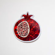 Pomegranate Sticker 3x3" Vinyl Stickers