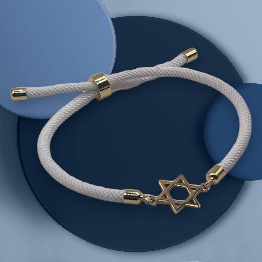Star of David Cord Bracelet