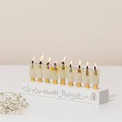 Modern Concrete Menorah - Jerusalem Outline S