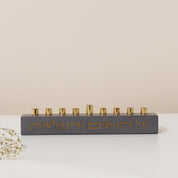 Modern Concrete Menorah – The Miracle of Light Series