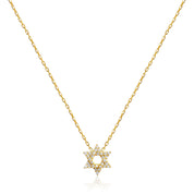 Pave Star of David Necklace