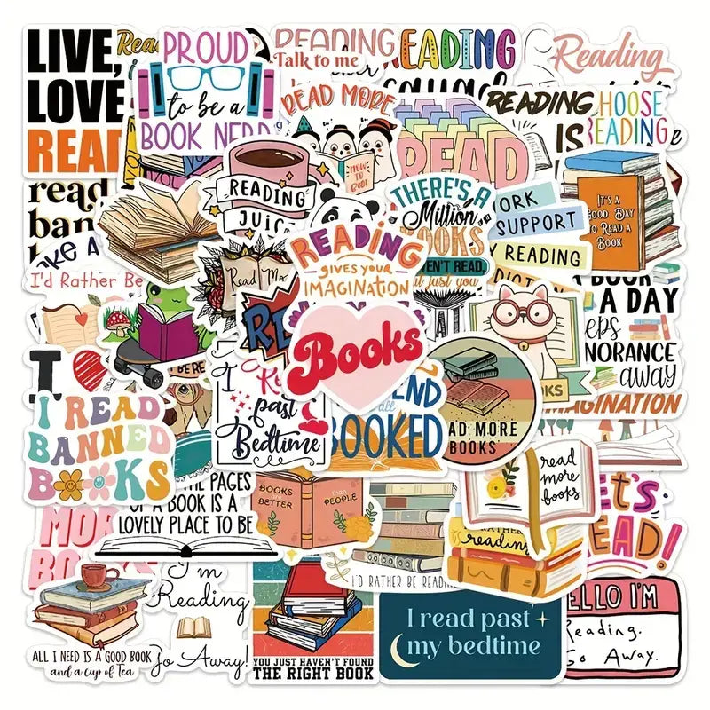 Book Lover Stickers – Reading