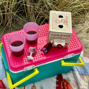 Midi Red Wine Glass Hair Claw Clip