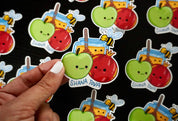 Shana Tova - Apple, Pomegranate, Honey & Bee - Rosh Hashanah