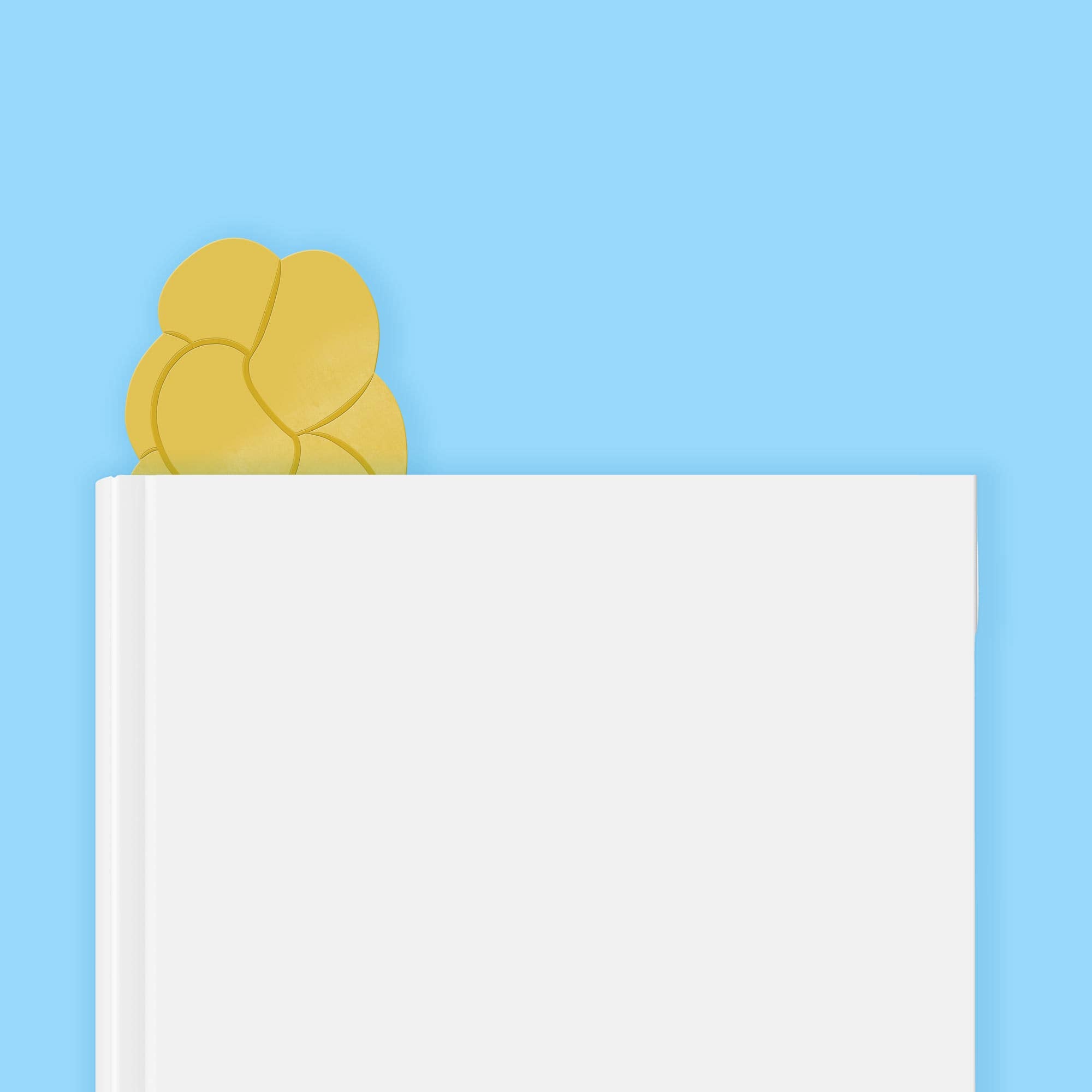 Challah Bread Brass Bookmark