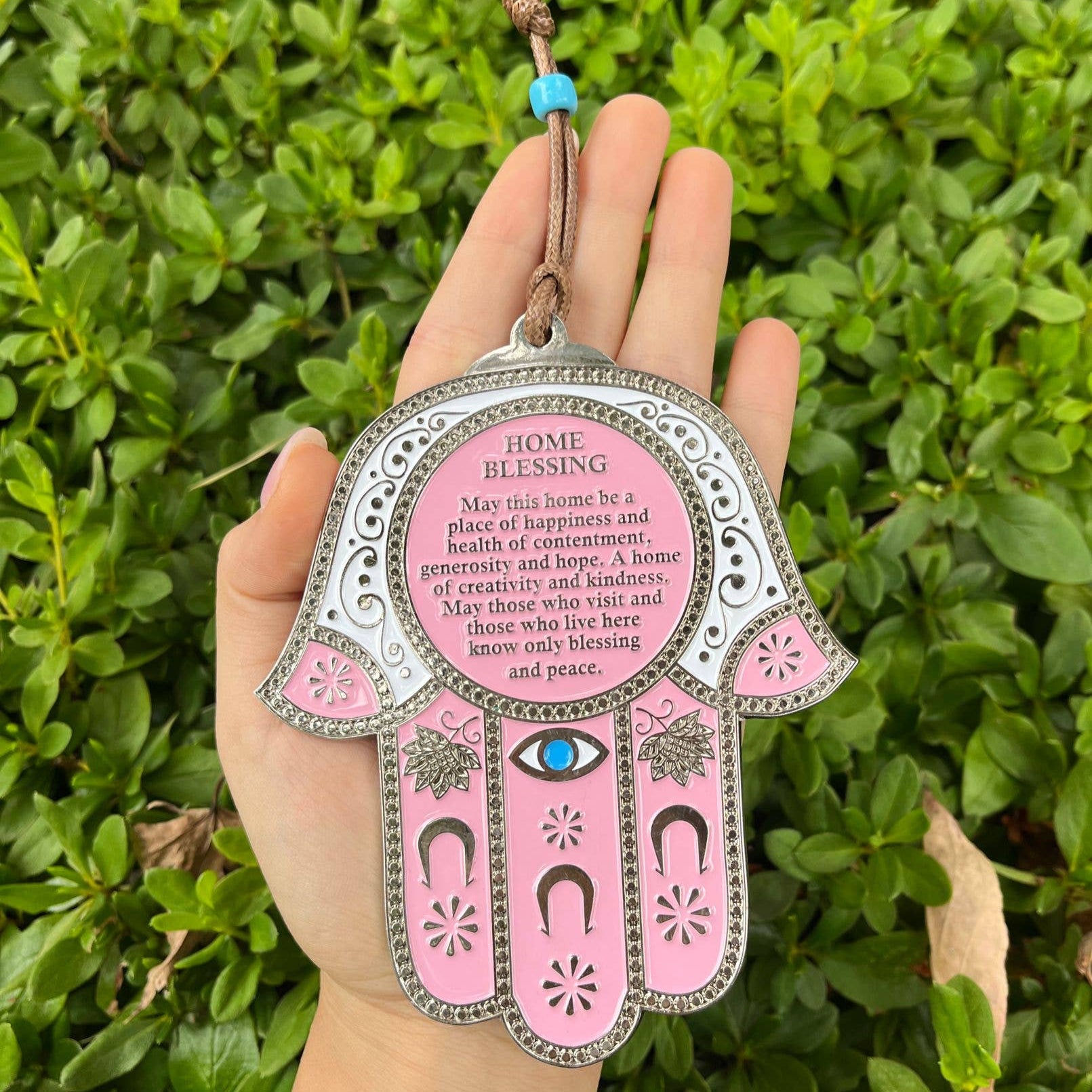 Red Hamsa Evil Eye Charm Protection