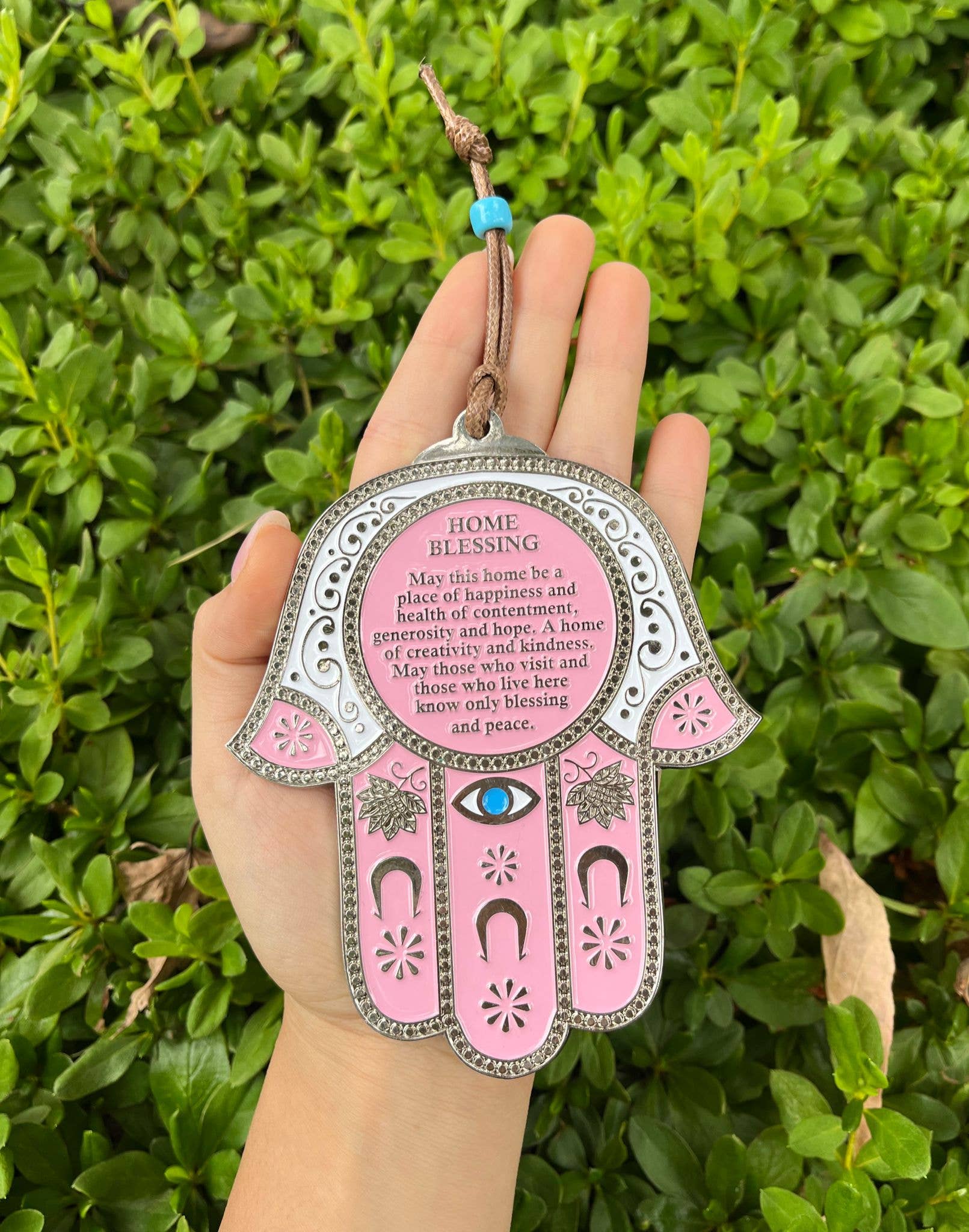 Blue/Red Hamsa Evil Eye Charm Protection