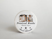 Neutral Books Washi Tape