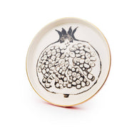 Round Ceramic Pomegranate Serving Trays | set Of 3
