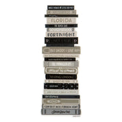 Poetry Book Stack Transparent Bookmark