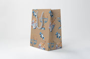 Khaki Hanukkah Gift Bag