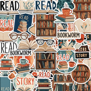 Book Lover Stickers – Reading