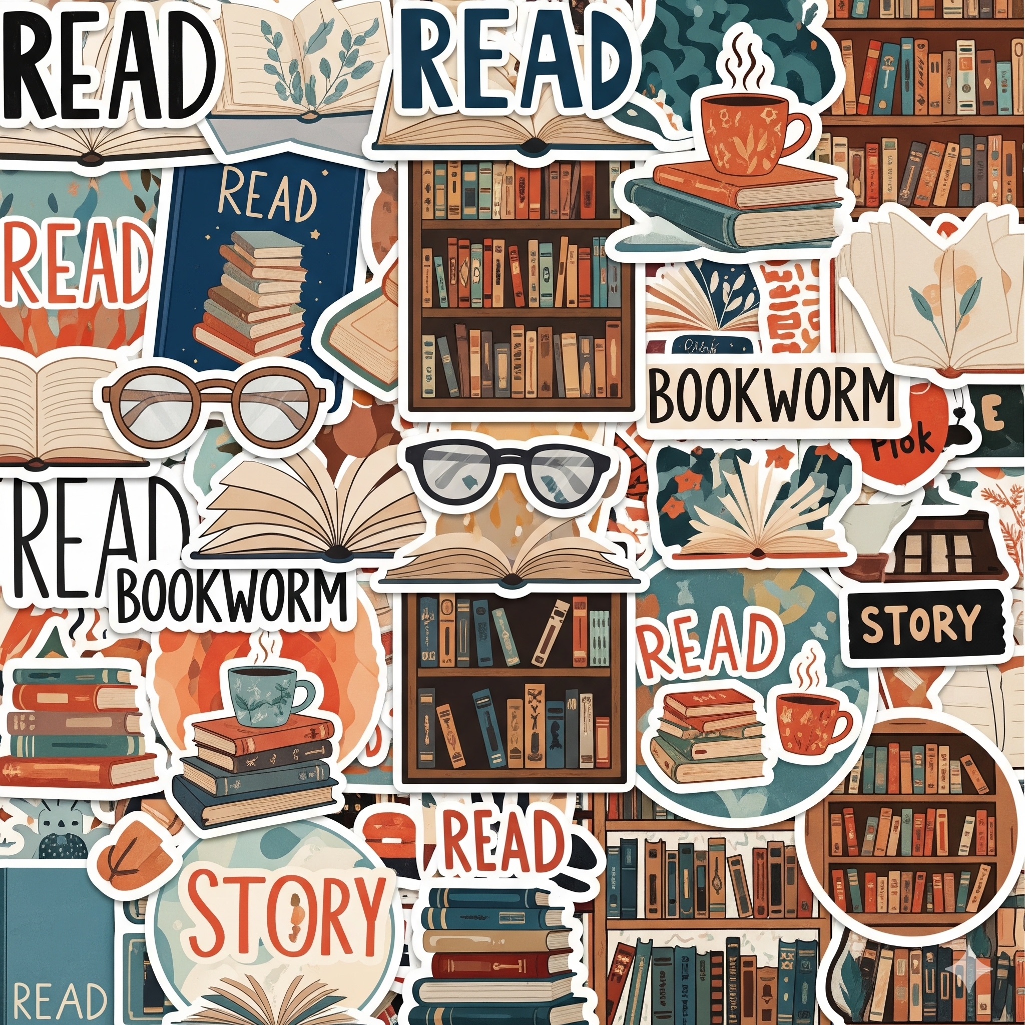 Book Lover Stickers – Reading