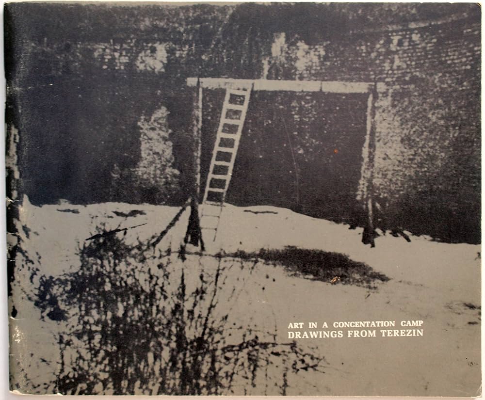 Art in a Concentration Camp: Drawings from Terezin by Paul Mocsanyi (New York: New School Art Center, 1968. Paper Wrappers, Oblong 8vo., Illustrated, 42 p., 20x24 cm)