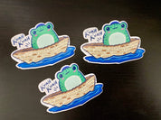 Tzif the Passover Frog - Pesach - Vinyl Sticker