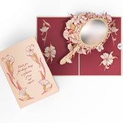 Reflection of Love and Support Mirror Pop-Up Card