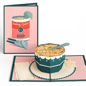 5x7" Get Well Soon Soup Pop-Up Card