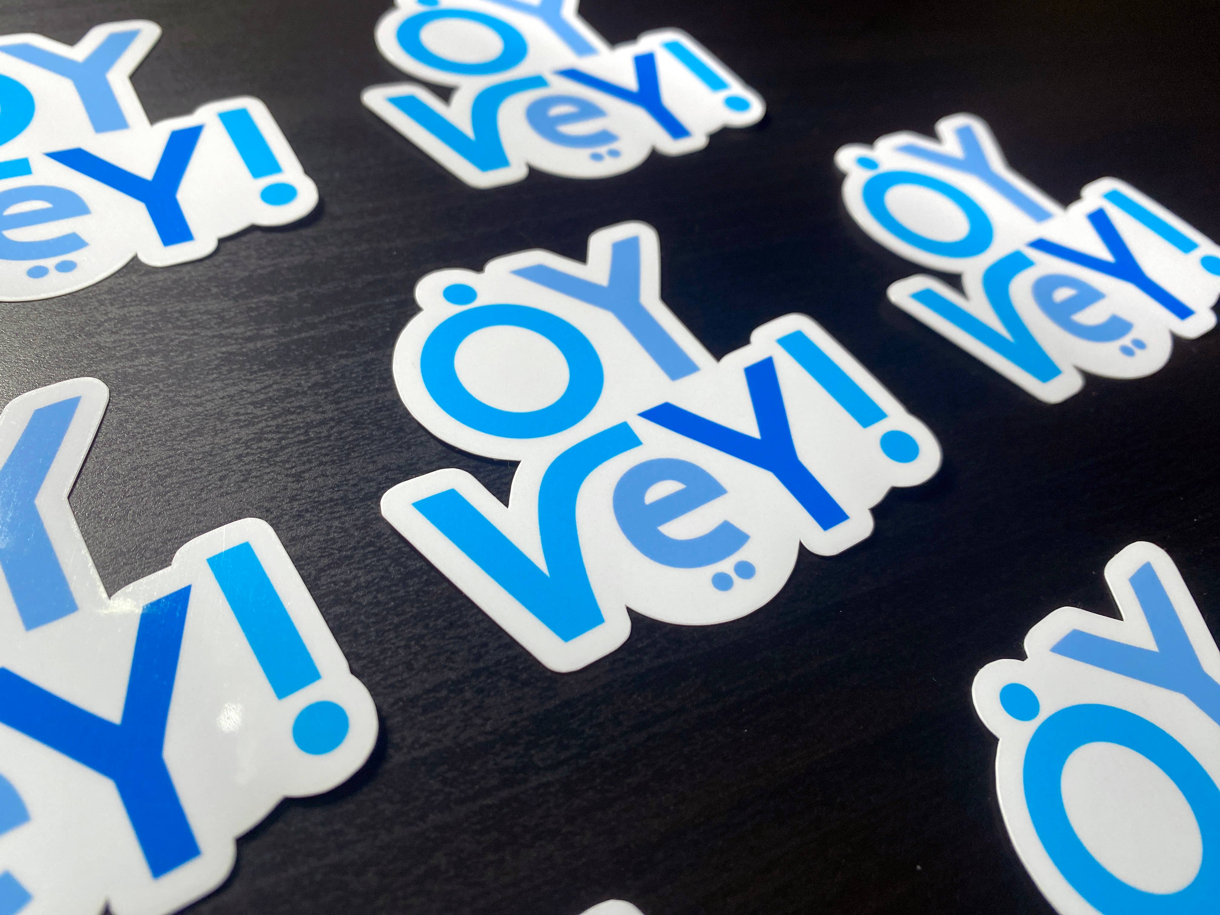 Oy Vey! - Vinyl Sticker