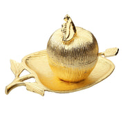 Apple Shaped Honey Jar & Dish