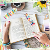 Whimsical Bookshelf Bookmarks – Customizable for Readers