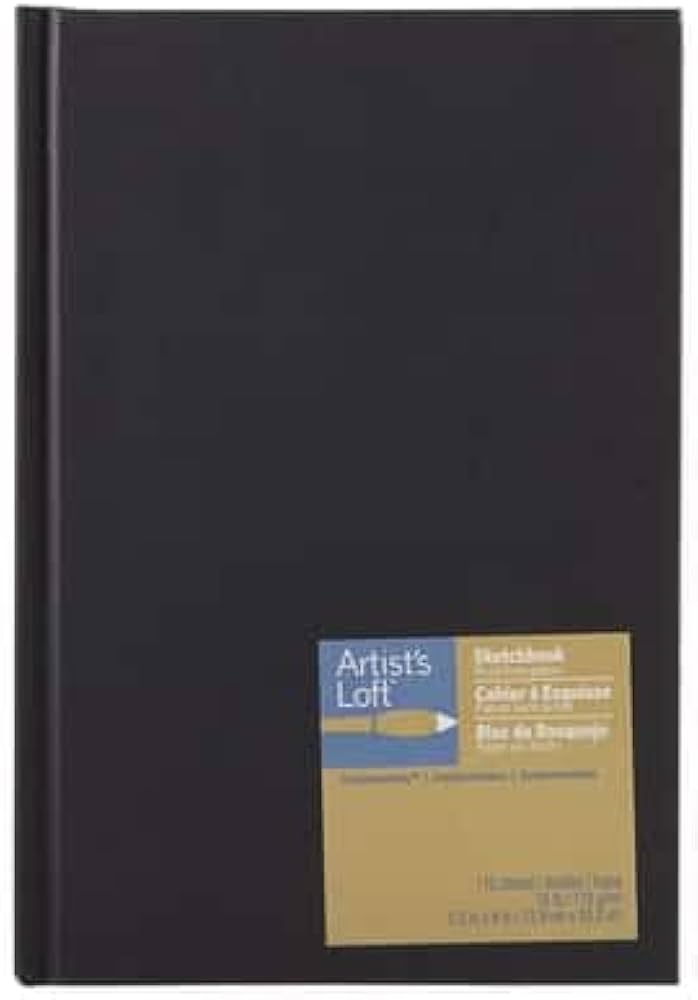 Black Hardbound Sketchbook by Artist's Loft