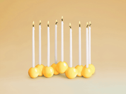 Bubble Menorah (Ceramic)