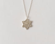 Handwoven Star of David Necklace