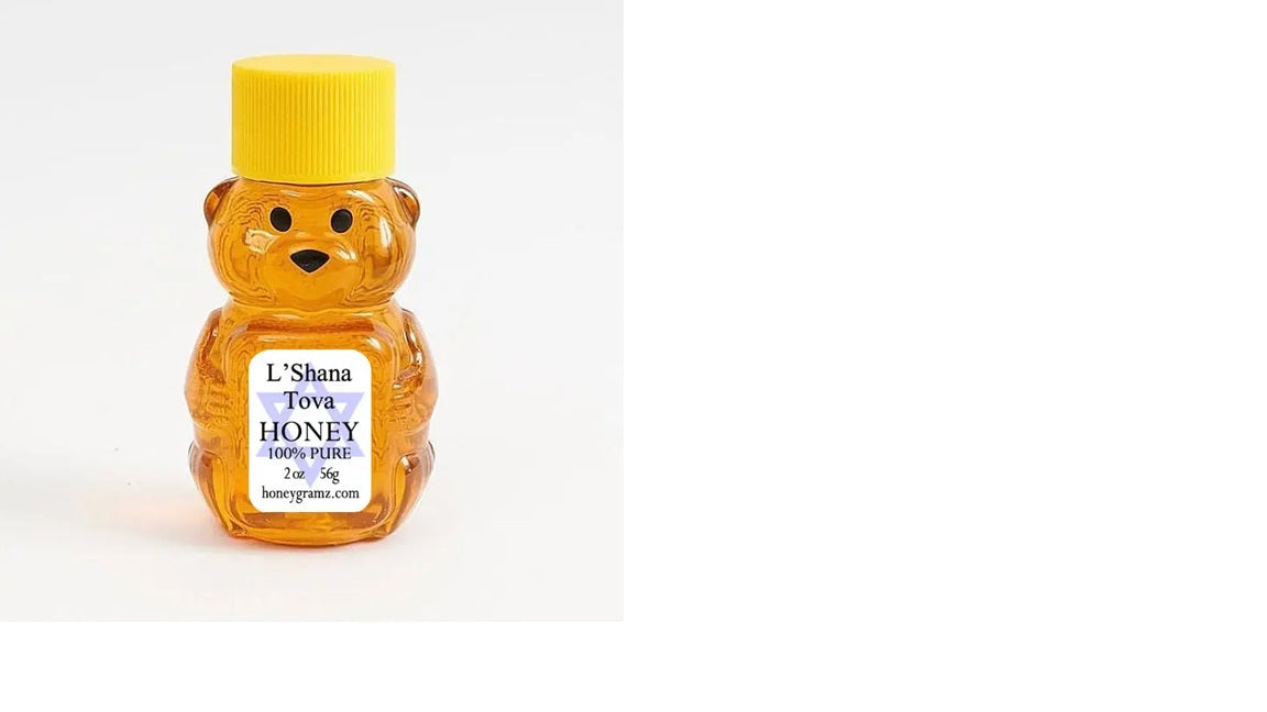 L'Shana Tova Small Honey Bear - 2 oz.