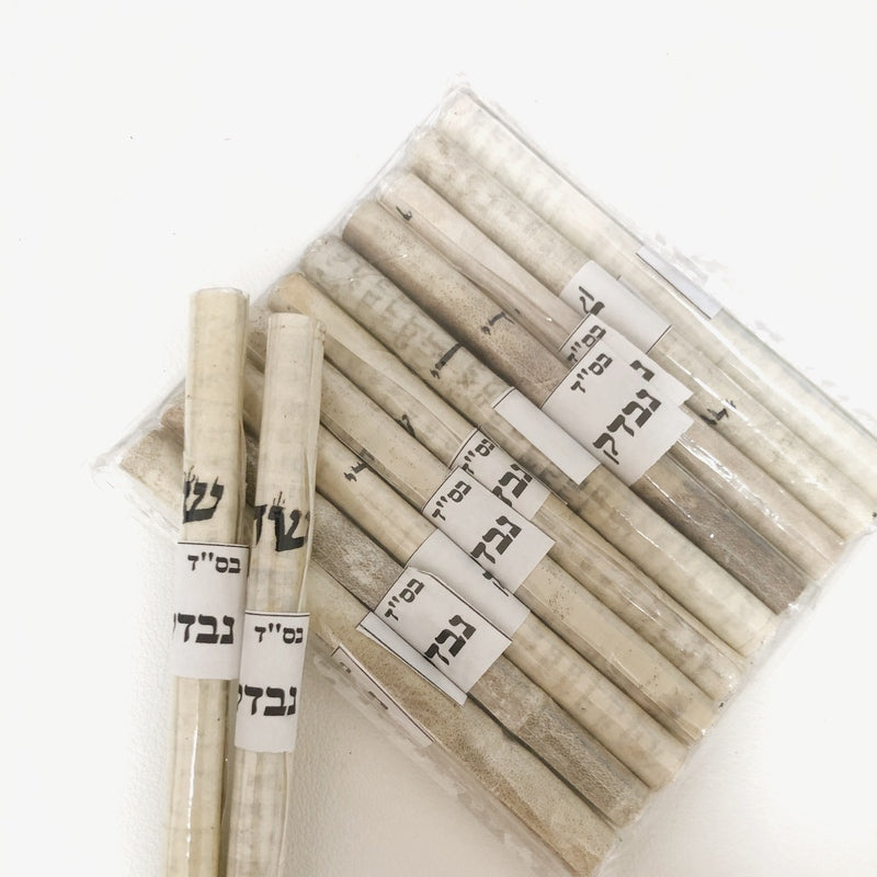 Handwritten Kosher Mezuzah Scroll -Certified Sofer Stam -  (3"–5")
