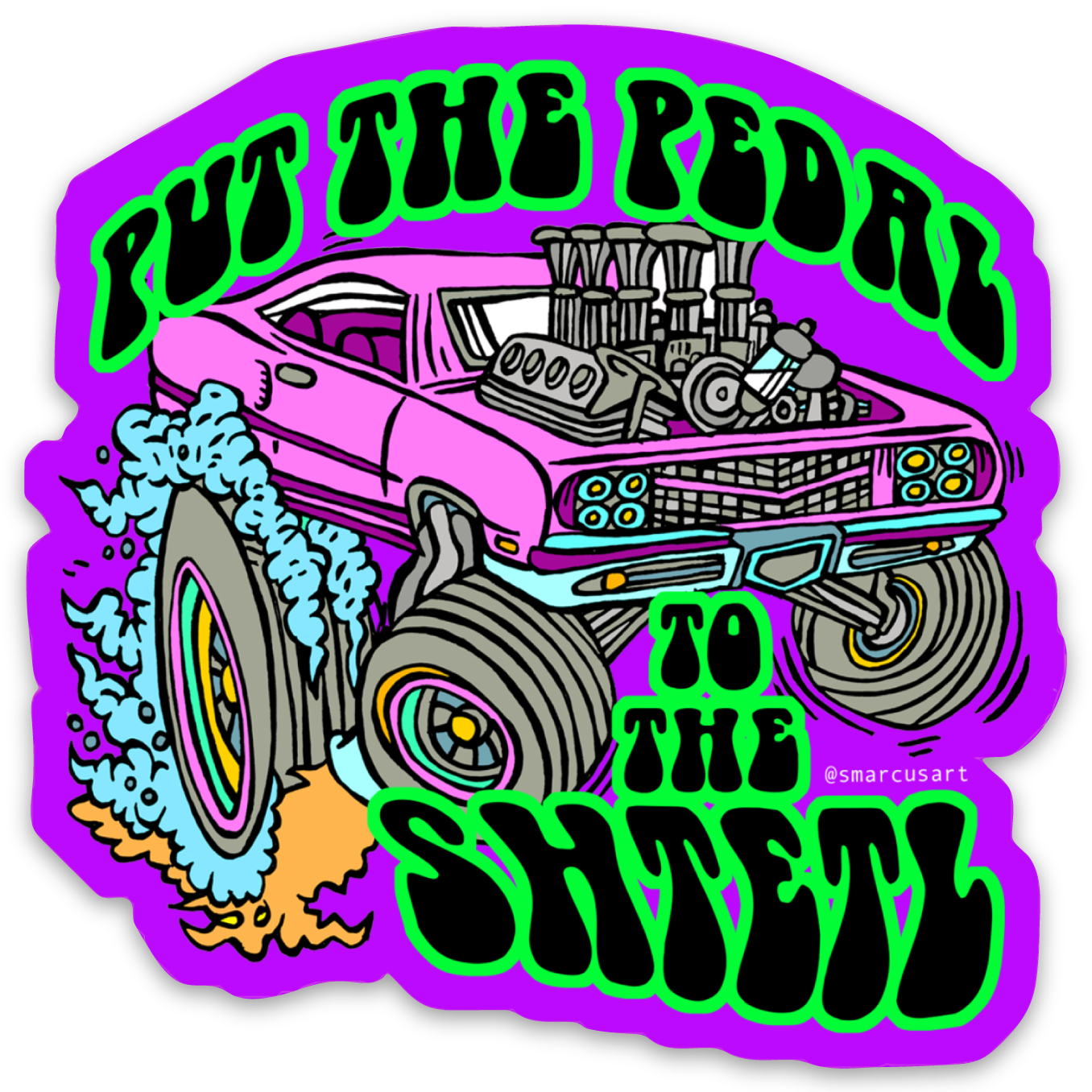 Steve Marcus - Pedal to the Shtetl Sticker
