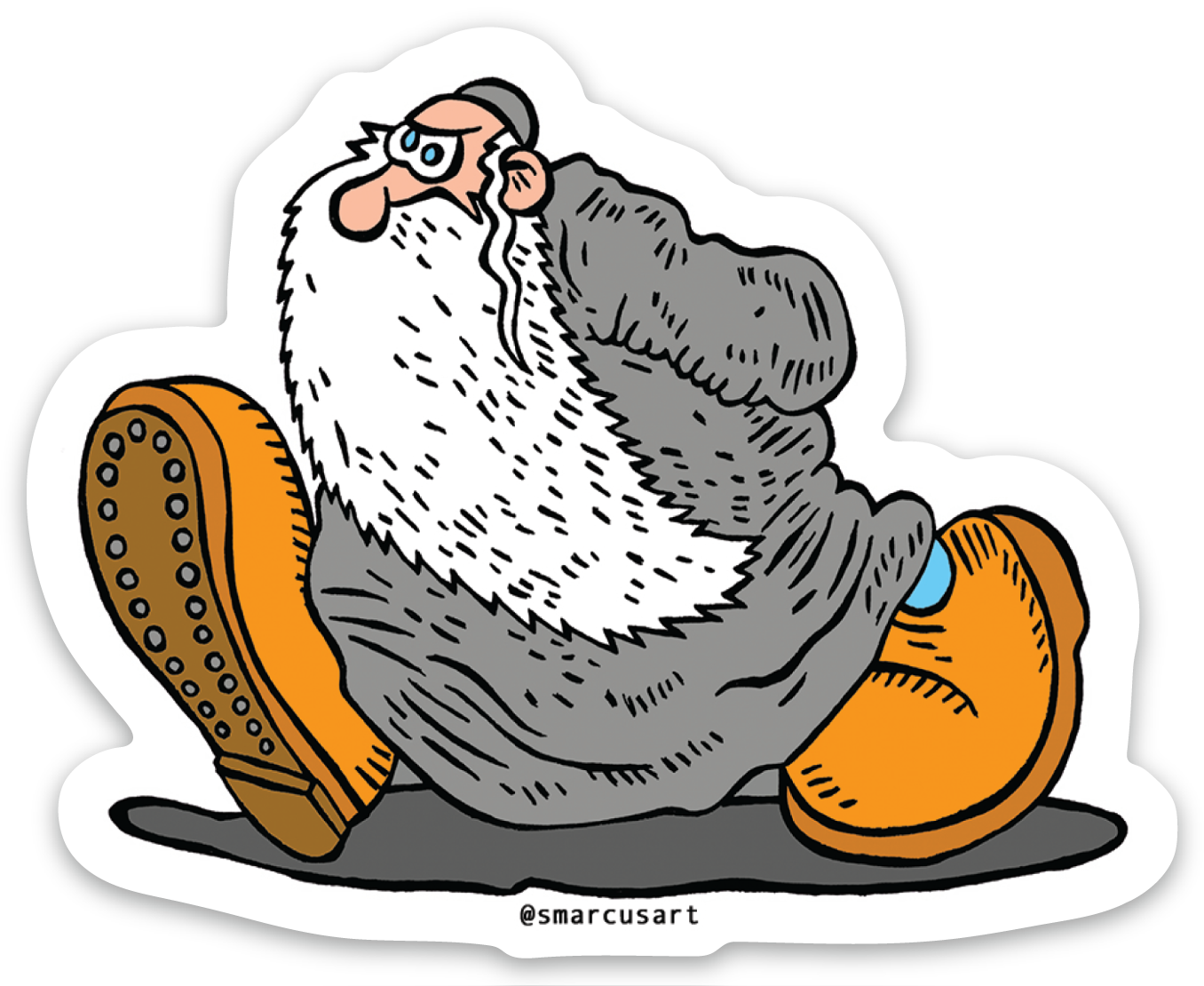 Steve Marcus - Rabbi Sticker