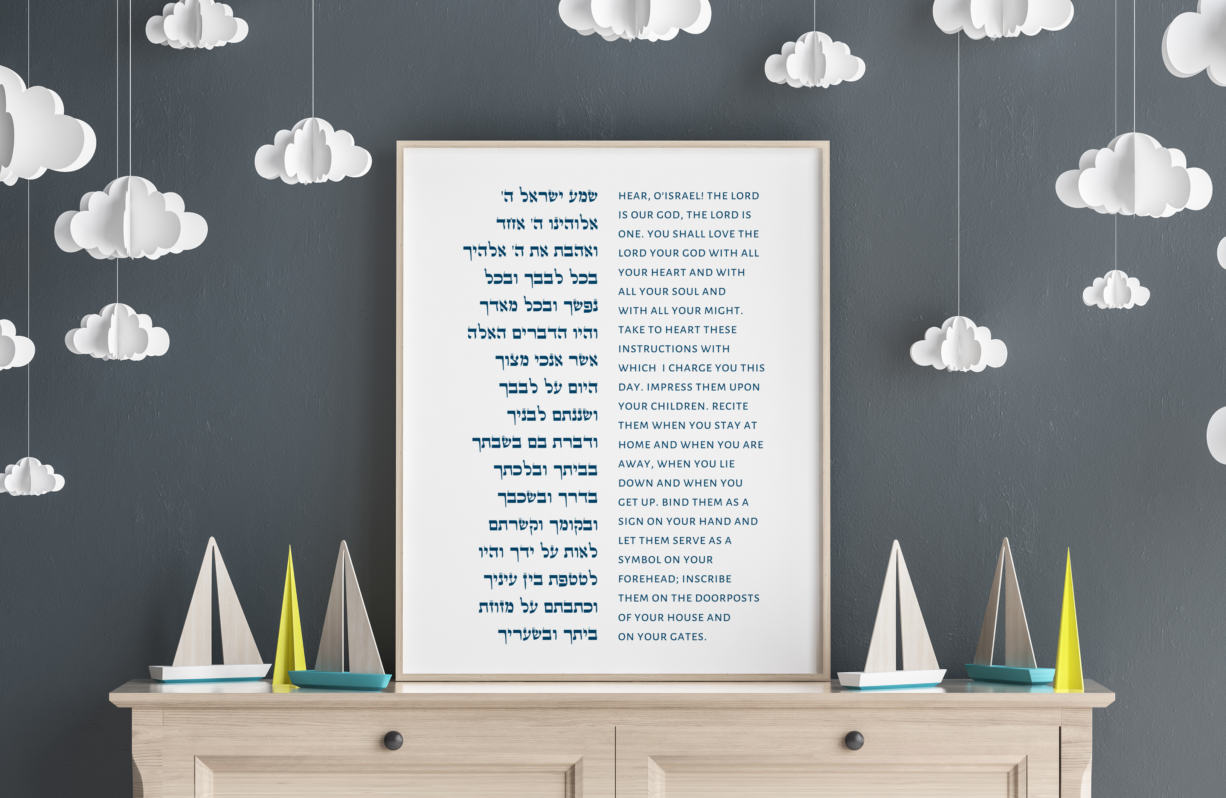 The Shema - Deuteronomy 6:4-9
