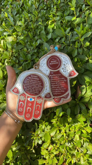 Blue/Red Hamsa Evil Eye Charm Protection