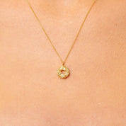 Bagel & Lox Charm Necklace