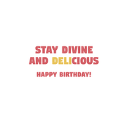 Fine Rye Jewish Birthday Card with Pastrami