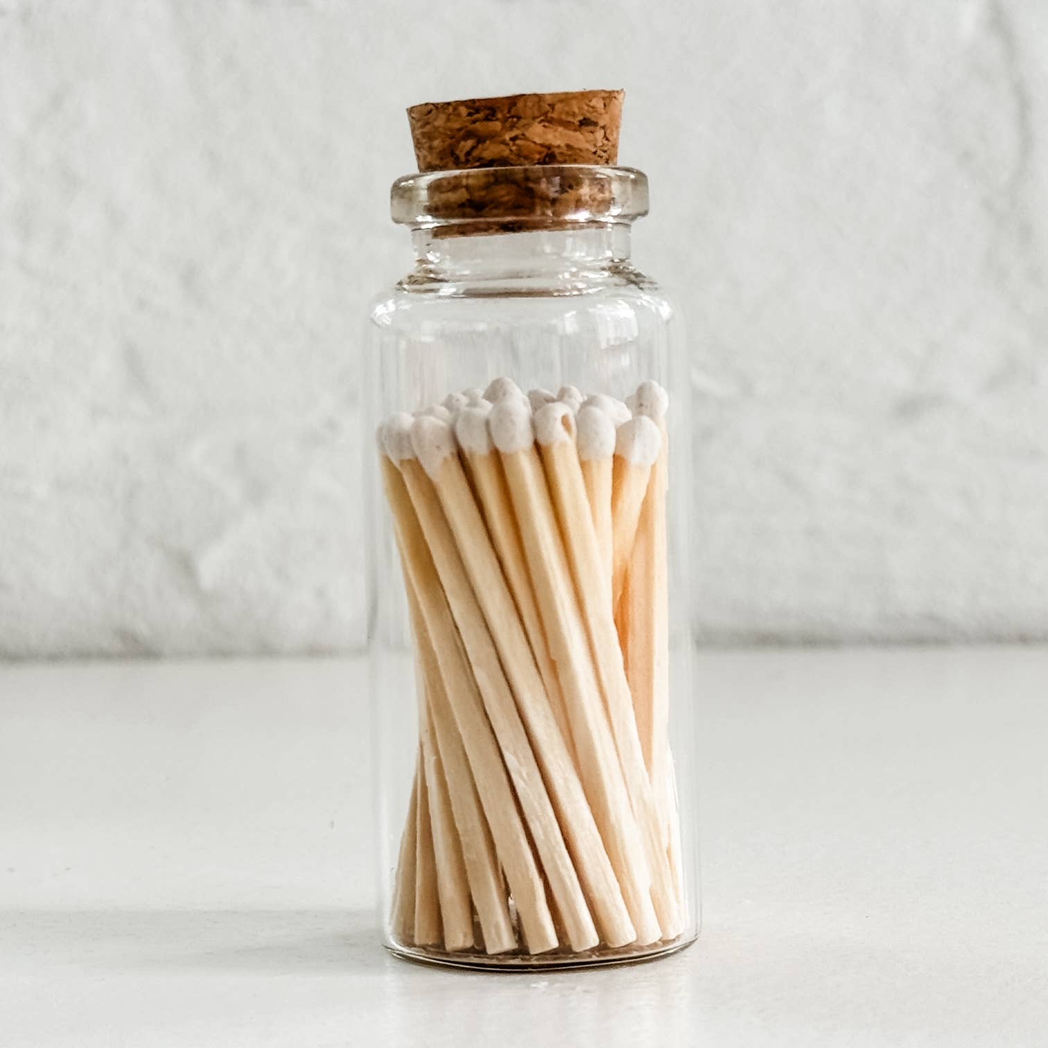 Fancy Safety Matches Glass Vial