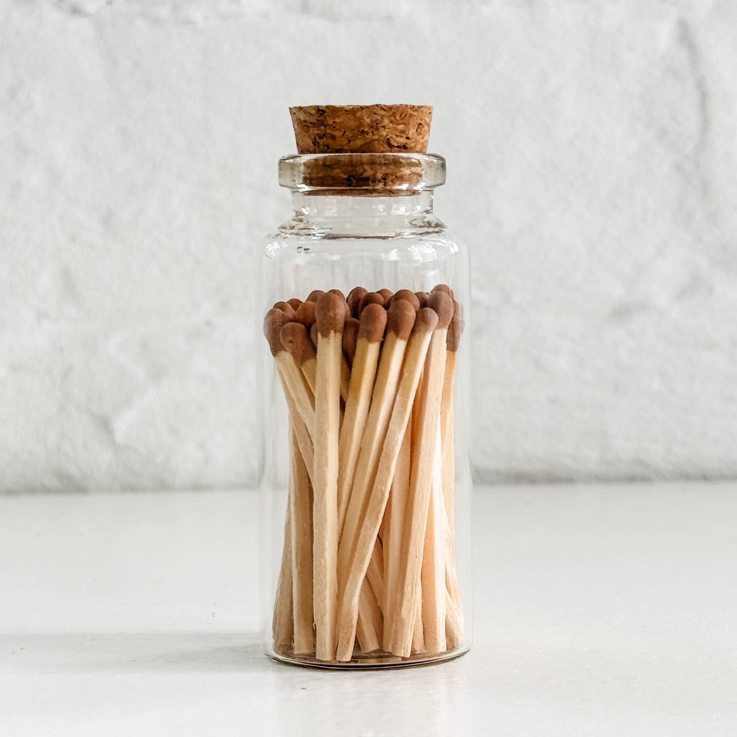 Fancy Safety Matches Glass Vial