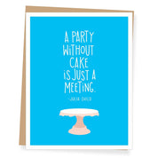 Julia Child Quote Birthday Card