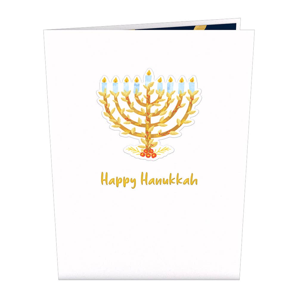 Menorah Card, Pop-Up Cards