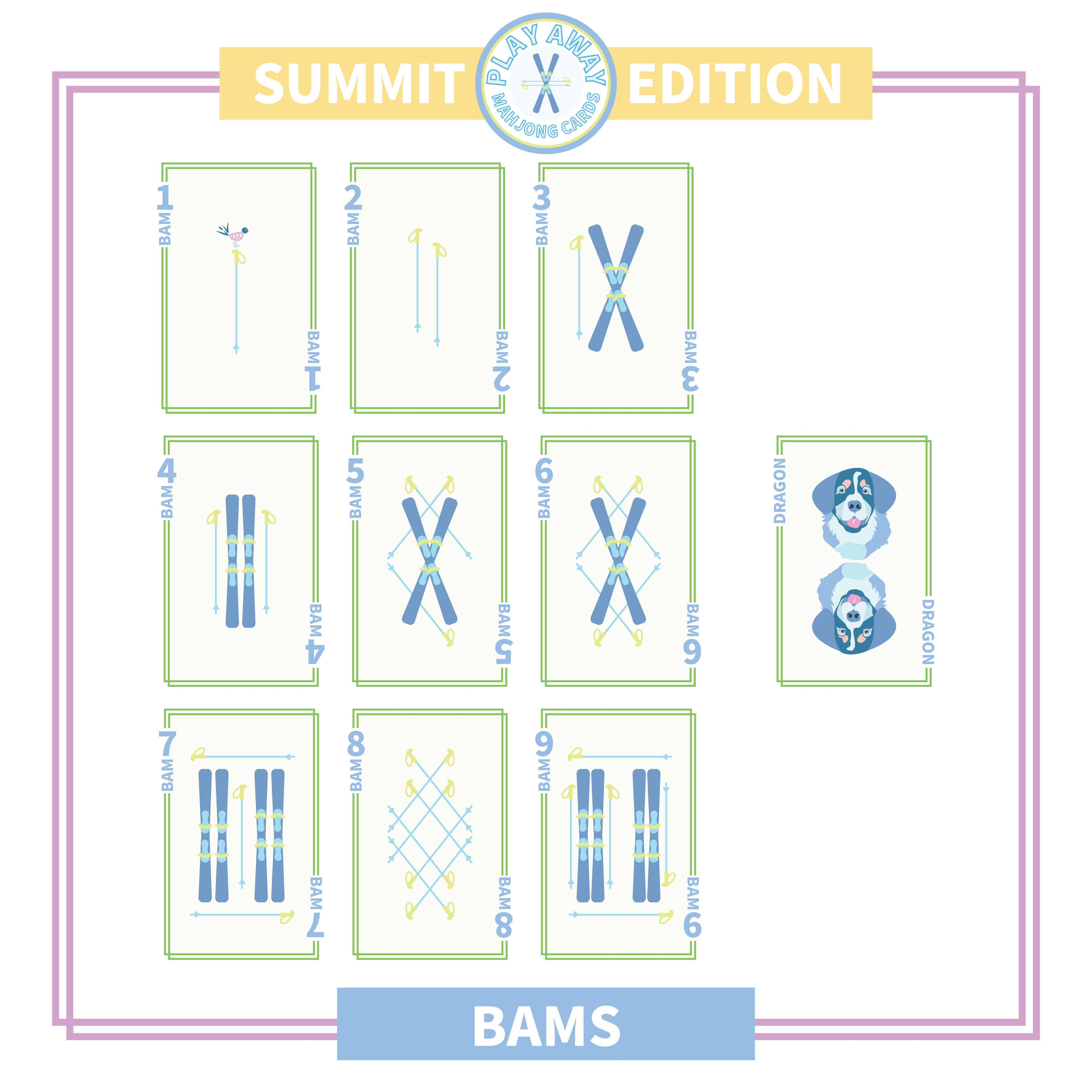 Play Away Mahjong - Summit Mountain Playing Card Deck