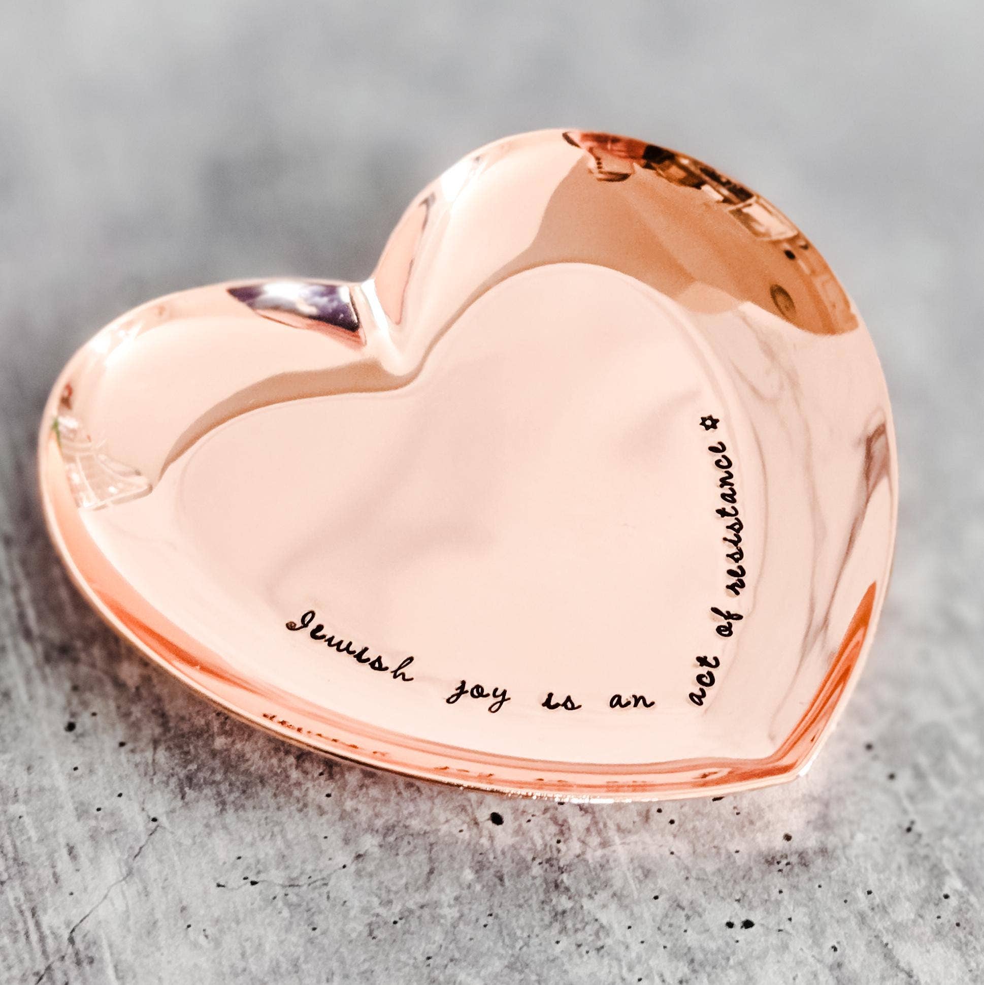 Jewish Joy Is an Act of Resistance Ring Dish